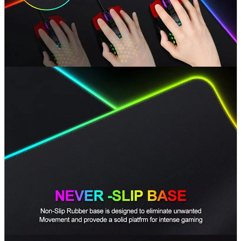 MOUSE PAD GAMER LANÇAMENTO COM LED - IDEAL PARA JOGOS