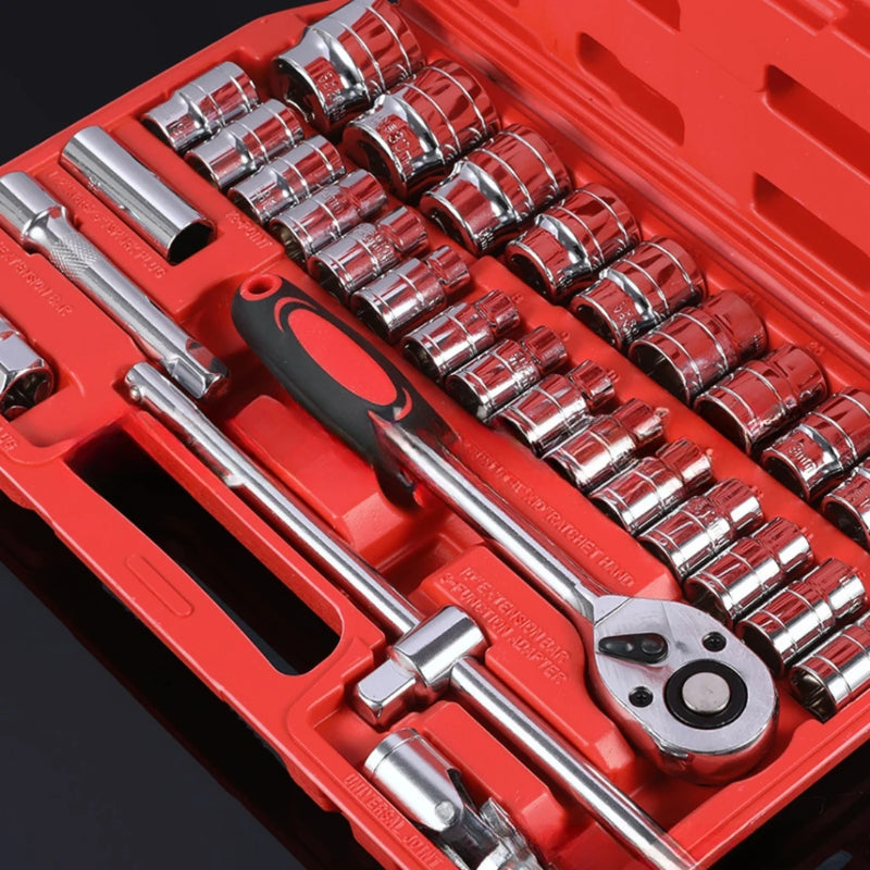 KIT DE FERRAMENTA PROFISSIONAL - 46 PEÇAS DE ALTA QUALIDADE