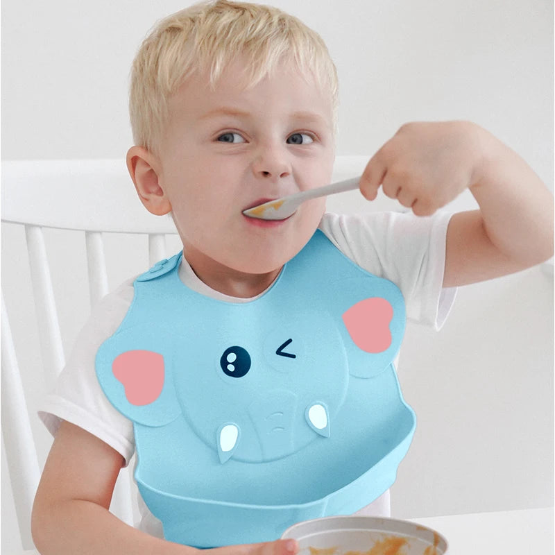 Babador Infantil de Silicone a prova d´água - F/M